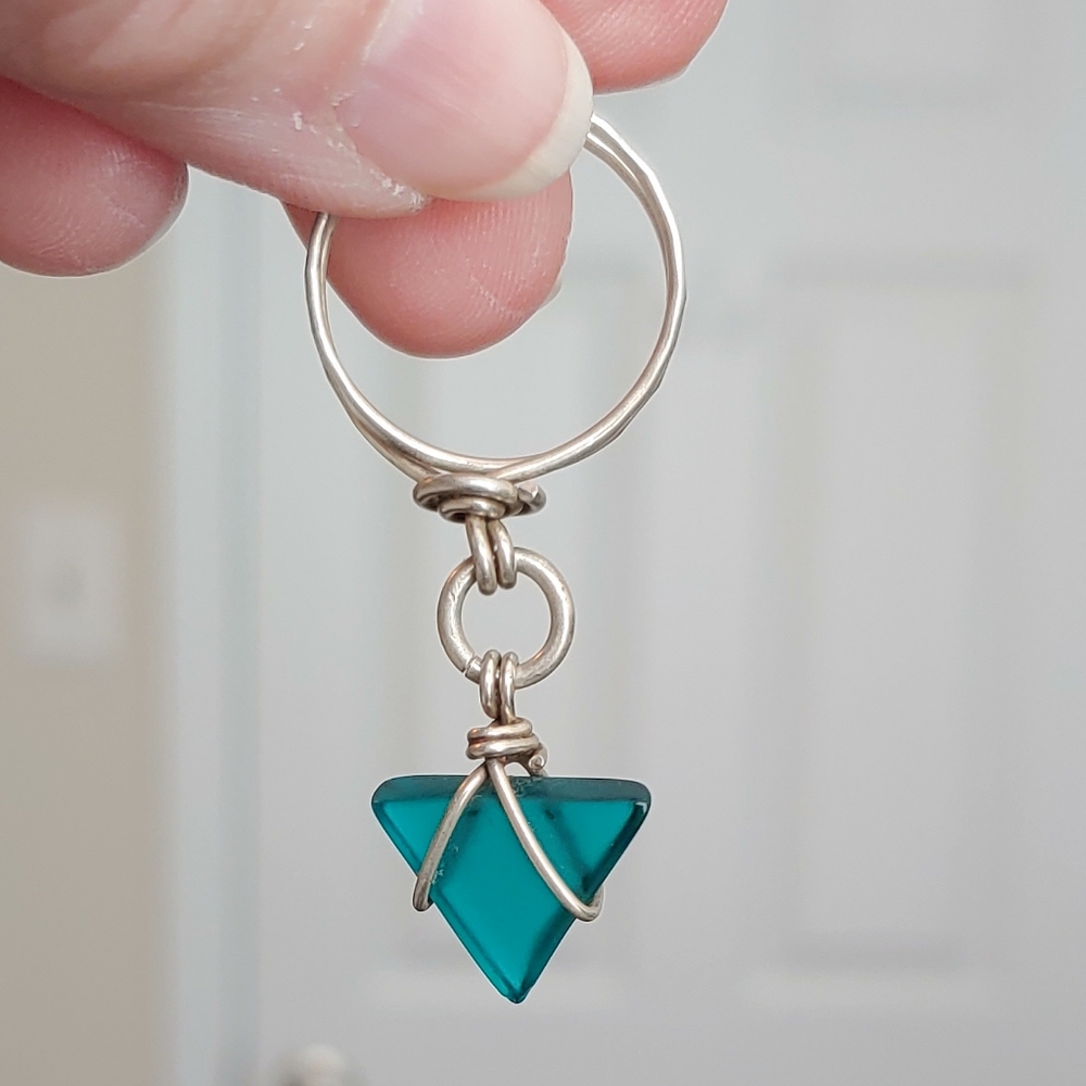 Sea Glass Sterling Ring